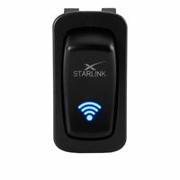 Interrupteur de tableau de bord 5 broches ON-OFF SPST 12V avec double LED bleue, interrupteur à bascule UTV Starlink pour Polaris Ranger