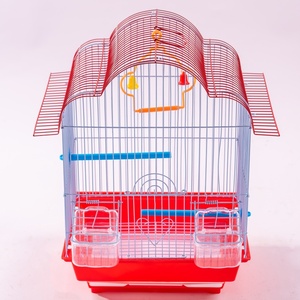 2026 Folding Bird <b>Cage</b> with Tiger Skin Pattern Electroplated Metal Button - Product Image 6