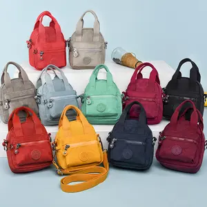 2022 नई शैली प्यारा एकल कंधे कैनवास दूत बैग मिनी हैंडबैग जिपर महिलाओं कैनवास Crossbody बैग