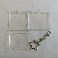 Mini NFC CD Schlüssel bund Acryl Disc NFC Schallplatte Charm CD Fall Schlüssel bund NFC Album Musik Schlüssel bund