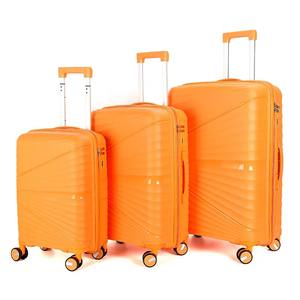 Yüksek kaliteli 3-Piece Set moda PP bagaj bavul lüks seyahat çantaları dayanıklı tekerlekler ile toptan gezileri için - Product Image 2