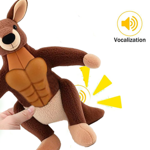 Tiger-Shaped Squeaky brinquedo de pelúcia para cães-Eco-Friendly Chew & Cabo de Guerra Interativo Pet fornecimentos - Product Image 2