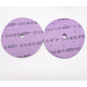 후크 앤 루프 샌딩 디스크 세라믹 디스크 샌딩 메쉬 샌드페이퍼 40-800 메쉬 세라믹 회오리 구멍 샌드페이퍼 - Product Image 4