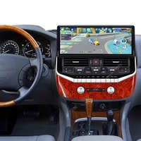 Radio Mobil Android Layar 16.2 Inch untuk Toyota Land Cruiser LC100 2002-2007 untuk Lexus GX470 Pemutar Video Stereo Carplay