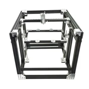 Groothandel 3d metalen kits-Giuly Alle Metalen Blv Mgn Cube 3D Printer Frame Kit 2020 2040 Aluminium Extrusie Frame Cnc Bewerking