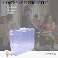 Penjualan terlaris botol air minum olahraga plastik 3L dengan botol air Gym Spigen untuk pot teh & ketel