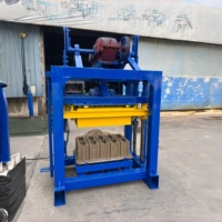 Machine à briques de ciment semi-automatique 4-40, équipement de fabrication de blocs creux en béton pour la construction (vente directe d'usine)