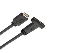Hochgeschwindigkeits-Verlängerung kabel USB 3.1 Typ C Buchse zu Typ E mit Schalttafel einbau schraube für Computer