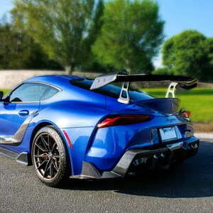 Aileron arrière GT style V en carbone sec poli EPR, remplacement pour TOYOTA Supra A90 A2 2019+ - Product Image 3