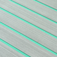 Revêtement de pont de bateau en EVA imitation teck avec lignes noires