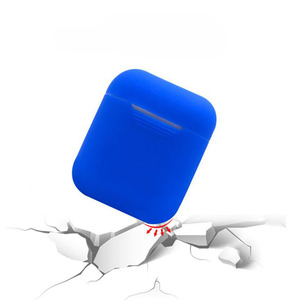Funda de silicona de dibujos animados de color puro ultrafina para Airpods - Product Image 2