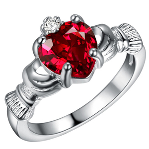 Bague en acier inoxydable pour femmes, pendentif pendentif de remerciement - Product Image 3