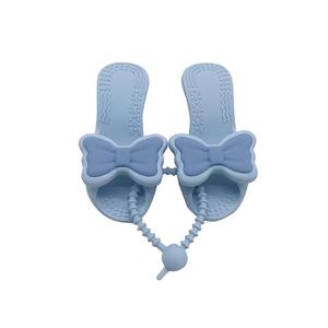 ของเล่นกัดสำหรับเด็กทารก รูปทรงรองเท้าแก้ว ทำจากซิลิโคน ช่วยนวดเหงือก บรรเทาอาการปวดเหงือก และดูแลสุขภาพช่องปาก ทนทาน เหมาะสำหรับเด็กผู้หญิง - Product Image 1