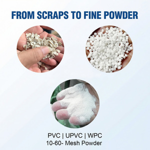 Automatischer Kleiner 30KW SMW400 PVC <span class=keywords><strong>UPVC</strong></span> CPVC Kunststoffabfall-Zerkleinerer mit Edelstahlklingen und Lager - Product Image 2