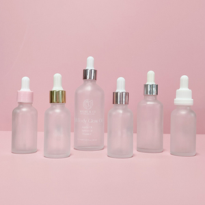 Emballage Cosmétique Flacons d'Huile Essentielle en <span class=keywords><strong>Verre</strong></span> Or <span class=keywords><strong>Rose</strong></span> 30 50 100ml, Flacon Compte-Gouttes en <span class=keywords><strong>Verre</strong></span> <span class=keywords><strong>Rose</strong></span> pour Huile Capillaire Sérum Parfum Lotion - Product Image 5