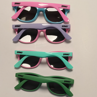 Lunettes de soleil néon pour tout-petits avec logo personnalisé, protection UV, en silicone flexible, polarisées, pour enfants 2026 Gafas De Sol