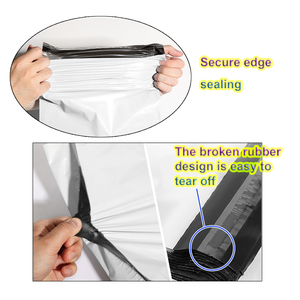 GTU Custom Printed Self-adhesive 0.5 Mil Thick <b>Waterproof</b> Tear-Proof Packing Bags Embossing/Debossing 25x35cm 100PC Brand New - Product Image 5