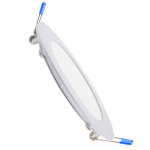 แผงไฟ LED ทรงกลม 6 วัตต์ 3000K, ดีไซน์บางเฉียบ, แสงสีขาวอบอุ่น, เหมาะสำหรับพื้นที่ภายในและประหยัดพลังงาน - Product Image 1