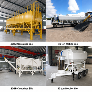 Wheeled Mobile Trailer Horizontal Cement Silo <strong>Containerized</strong> Powder Silo with Air Compressor <strong>for</strong> Mining Site - Product Image 6