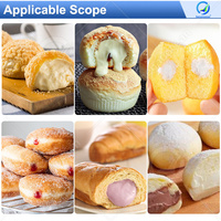 OCEAN Mini machine de remplissage de pain d'injecteur de crème pâtissière pour beignet au chocolat