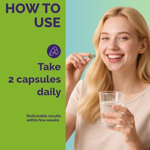 Cápsulas de Hoja de Neem de Marca Privada OEM ODM 500 mg - Suplemento Herbal - Apoya la Salud de la Piel, el Sistema Inmunitario y el Hígado, Vegano - 60 Porciones - Product Image 4