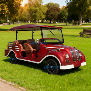 Voiture électrique de tourisme vintage classique du fournisseur chinois XCEGO, bonne qualité, rechargeable, couleur personnalisée, garantie 1 an, 8-10 places - Product Image 1