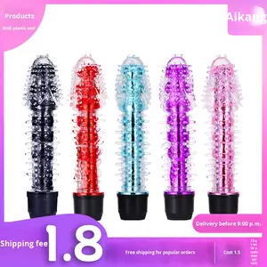 Vibratore a Forma di Barba di Drago con Cristalli, Piccolo e Appuntito, per Masturbazione Femminile, Vendita all'Ingrosso, Dropshipping, <span class=keywords><strong>Ningbo</strong></span> - Product Image 2