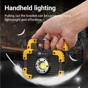 ไฟทำงาน LED แบบ COB แบบชาร์จไฟได้ - ไฟส่องสว่างแบบพกพาที่สว่างสดใส, โคมไฟฉุกเฉินสำหรับการตั้งแคมป์, การซ่อมรถยนต์, โรงงาน - Product Image 6