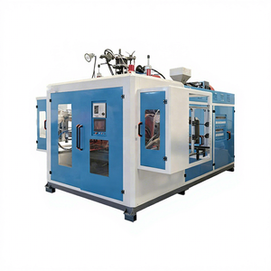 Machine de soufflage à double station de précision automobile bon marché, commande servo/mur uniforme pour l'emballage cosmétique - Product Image 1