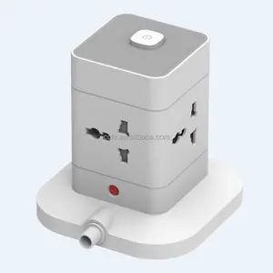 Multi Plug Cube Power Strip 4/8/12 Way Outlets 4 Puertos USB Tipo-C con protector contra sobretensiones Tower Power Extension Socket