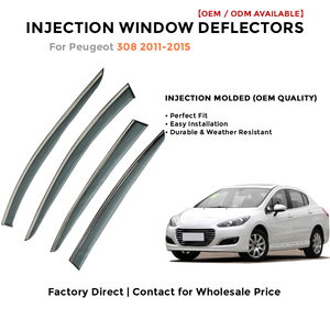 Déflecteurs de fenêtre latérale pare-pluie pour Toyota Cruiser 2019-2020 accessoires auto - Product Image 2