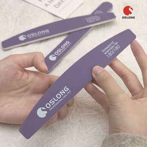 ตะไบเล็บคุณภาพสูงรูปครึ่งวงกลม 80/100 แบบสองด้าน - Product Image 1