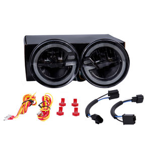 Phares LED ronds universels de 7 pouces avec feux de jour, clignotants ambrés, faisceau haut/bas, paire de phares avant LED - Product Image 4