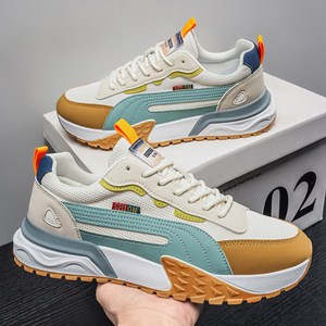 Nuevo Modelo 2026, Zapatos Deportivos para Hombre con Diseño de Primavera, Parte Superior de Malla, Amortiguación EVA y Antideslizantes, Ligeros - Product Image 1