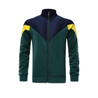 Setelan Olahraga Unisex Berbahan Katun Serat Bambu dengan Logo Custom, Bernapas, Cepat Kering, Kerah Bulat, Lengan Panjang