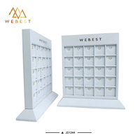 Support à bijoux en cuir blanc Webest, présentoir pour pendentifs