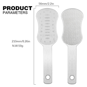 Vente en gros de produits de pédicure professionnels en acier inoxydable de haute qualité pour enlever les callosités lime à pied pierre ponce soins des pieds efficaces - Product Image 5