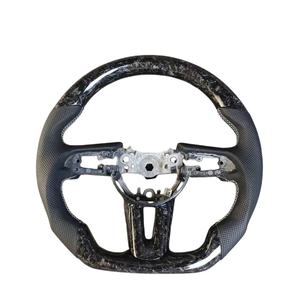 Volante de Cuero y Fibra de Carbono con LED Calefactable Personalizado para <span class=keywords><strong>Mazda</strong></span> 3 BK BP F1 Shape Sedan 2019 2020 2021 2022 <span class=keywords><strong>2023</strong></span> 2024 2025 2026 - Product Image 5