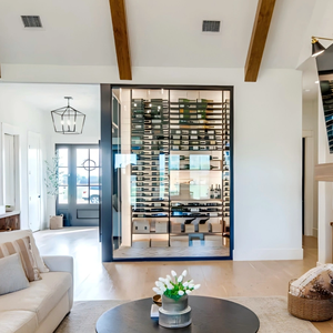 Viphonya Đi Bộ Trong Giá Rượu Tủ Lạnh Tùy Chỉnh Thép Không Gỉ Kệ Rượu Vang Lưu Trữ Hầm Cho Khách Sạn - Product Image 4