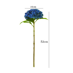 Fleurs d'hortensia artificielles en soie, imperméables, pour la décoration de la maison et de mariage, grande taille, multicolores - Product Image 5