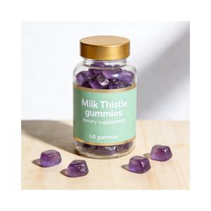 60 gommes de chardon-marie Renforce la défense immunitaire Améliore la digestion Nettoie le <span class=keywords><strong>foie</strong></span> Détoxifie les gommes - Product Image 2