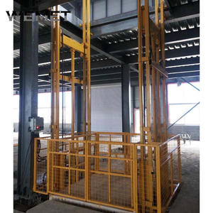 İnşaat Atölyesi Deposu Çift Kılavuz Raylı Dikey Duvara Monte Kargo Asansörü Yük Asansörü - Product Image 5