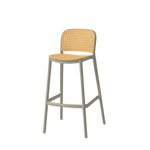 Silla de Bar de Plástico para Exteriores, Colorida, de Alta Gama, para Jardín, Cafetería, Bar, con Patas Altas - Product Image 4