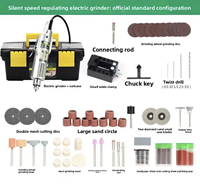 Micro ensemble de meuleuse électrique Mini perceuse pour bricolage Support OEM personnalisable pour polissage coupe rotatif bijoux stylo perceuses électriques