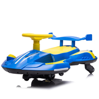 Nouvelle voiture à dérive UFO Kidzone pour enfants - Plastique, alimentée par batterie