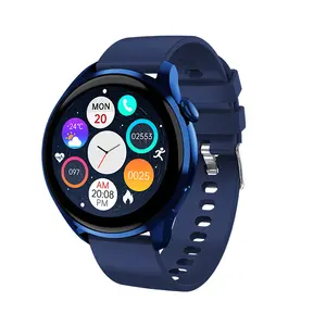 HW66 Smart Watch AMOLED Men Fitness Clock Round Full Touch Heart Rate Dial Call Waterproof For IOS Android pk huawei GT3