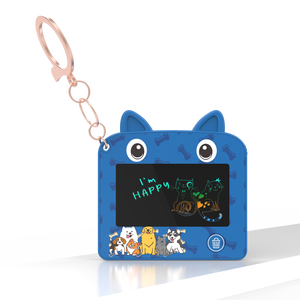 พวงกุญแจโต๊ะวาดรูปการ์ตูนขนาดเล็กสุดสร้างสรรค์ ของเล่นนักเรียน กระเป๋านักเรียน กระดานเขียนแบบคริสตัลเหลว สำหรับเด็กอายุ 5-7 ปี ทำจากพลาสติก - Product Image 3