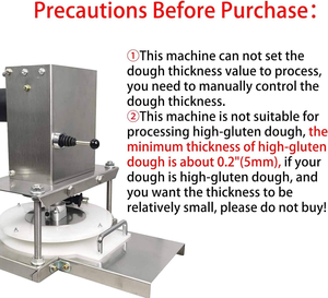 Máquina Comercial para Aplanar Masa de Pizza y Pastel, Prensa Aplanadora de Masa, ¡Gran Oferta! - Product Image 5