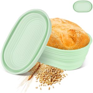 Vente en gros de paniers à levain pliables en silicone personnalisés Outils de cuisson et moules pour la cuisson de gâteaux - Product Image 5
