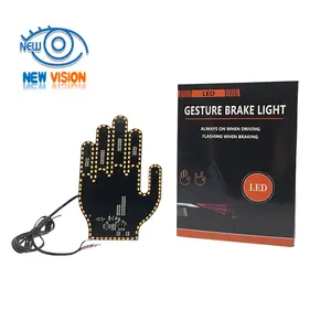 Funny Car Finger Light with Remote,Road Rage Signs Middle Finger Gesture  Light